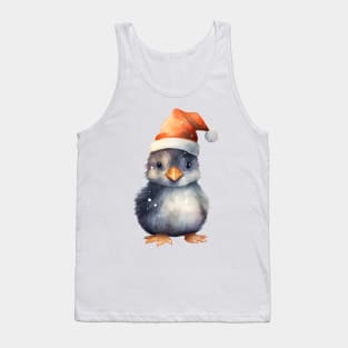 American Coot in Santa Hat Tank Top